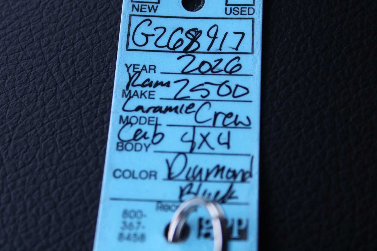 2026 RAM Ram 2500 RAM 2500 LARAMIE CREW CAB 4X4 6'4' BOX