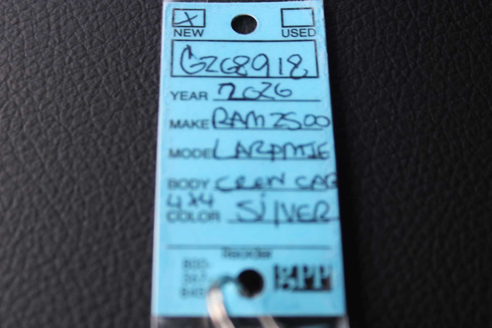 2026 RAM Ram 2500 RAM 2500 LARAMIE CREW CAB 4X4 6'4' BOX