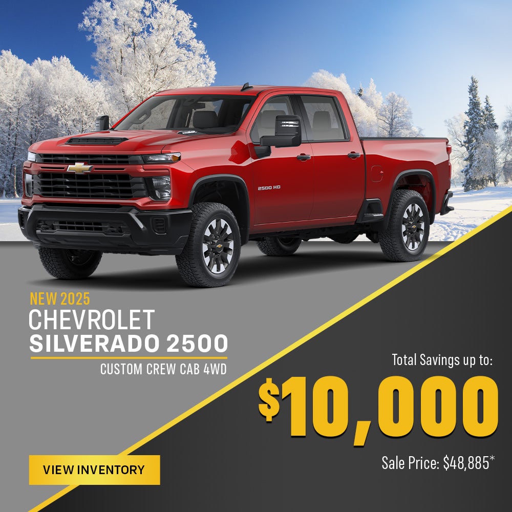 New 2025 Chevrolet Silverado 2500HD Custom Crew Cab 4WD