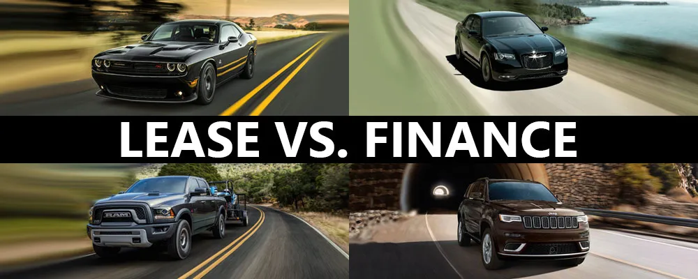 Leasing vs Financing a new Chrysler Dodge Jeep RAM car at Jacksonville Chrysler Jeep Dodge RAM Arlington